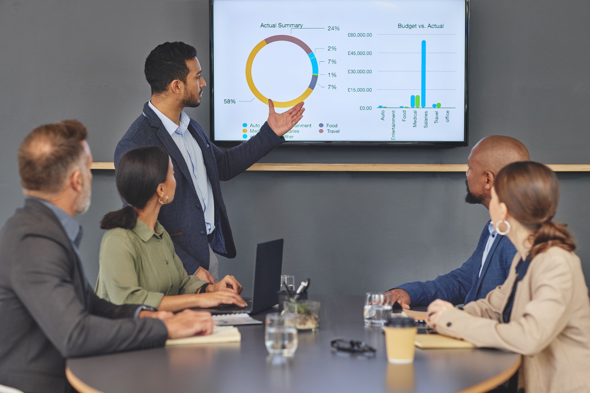 Shot of a group of businesspeople having a meeting in a boardroom at work